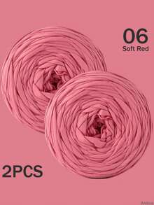 1/2件 T-Shirt 紗線，大號 300g±20g/件 -2cm 寬，編織布料柔軟聚酯纖維紗線，適用於 DIY 鉤編包包、籃子、地墊、拖鞋、娃娃、紗線手工藝。多色紗線、度假紗線、鉤編紗線、手工紗線、多功能鉤編配件、手工禮物 - 彩色 - 查看 105