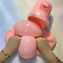 Huggy Milk 不黏手史萊姆含蓋子－生日－聖誕－復活節－完美禮物－送禮 - 彩色 - 查看 4