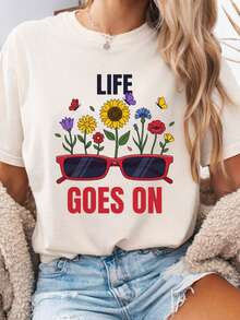 Women T-Shirts - White - View 1