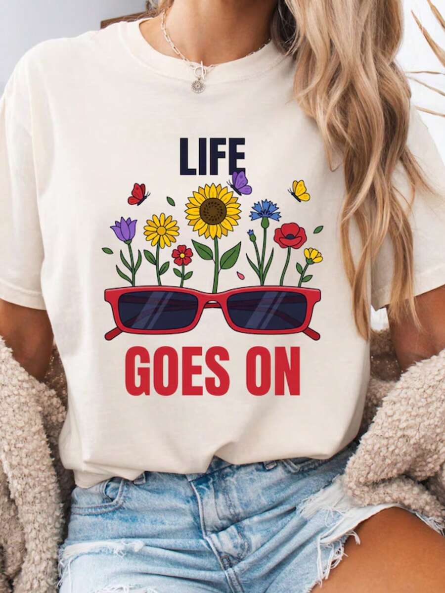 Women T-Shirts - White - View 1