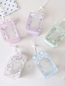 1 PC Cartoon Transparent Four-Leaf Clover 3D Stroller Bag For Students 10cm Storage Bag For Outdoor Display - Multicolor - View 4