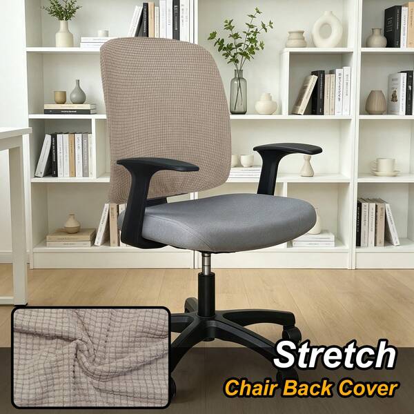 Waffle Computer Chair Back Cover, Gaming Chair Cover, Pure Color With High Elasticity, Stain-Resistant, Wear-Resistant, Dust-Proof Office Chair Cover, 34 Colors Available For Selection, Detachable, Easy To Clean, Cat-Proof