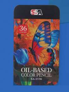 72pcs/36pcs/12pcs Oil-Based Colored Pencil Set With Durable Metal Box, Rich And Vibrant Colors, Smooth Application And Easy Blending, Pre-Sharpened Art Pencils For Drawing, Sketching, Shading And Illustration - Sets - View 7
