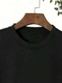 Men's T-Shirt / Women's Blouse / Chaves Gang / 100% Cotton / Lightweight / Comfortable / Short Sleeve / Round Neck - 黑色 - 查看 5
