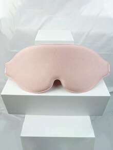 2/1 pieza Máscara de dormir de seda 3D con protección 100% blackout para pestañas y maquillaje, tamaño ajustable, ultra ligera, suave y sedosa, ayuda para dormir, adecuada para dormir, viajes nocturnos, siestas, oficina, escuela, hogar - Multicolor - Ver 13