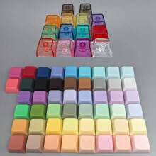 1pc Stress Relief Keyboard Toy, Keyboard Stress Relief Keychain, Keyboard Stress Relief Button, Finger Click Toy, Stress Relief Button Toy, Stress Relief Gift, Teenager Stress Relief Toy, Colorful, Replaceable Keycaps - Multicolor - View 19