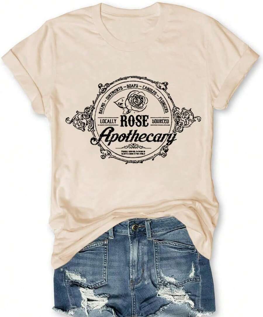 Women T-Shirts - B米色 - 查看 1