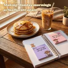12/9/6/3/1pc Multicolor Macaron Highland Cow Cartoon Sticky Note Gift Set, 10+ Low Saturation Macaron Pastel Color Covers, Each Featuring Different Highland Cow Designs With Sunflower, Daisy, Floral, Bow, Heart And Other Fresh Floral Decorations, Soft And Healing Hand-Drawn Watercolor Style - A - View 9