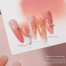 MIANEL GEL 6-Color Blush Cushion Nail Art Gel, 2026 Summer New High Saturation Nail Painting Gel, Gradient Concealing Effect, Easy DIY Nail Design, Professional Salon Use - Multicolor - View 6