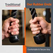 Heavy-Duty Woven Fitness Pull Rope With Non-Slip Coated Ends And Metal Quick Buckle, Suitable For Gym Pulldown Machines And Home Back Strength Training - Black - View 6