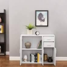 Modern Display Cabinet Cupboard Unit Sideboard Buffet Living Room Furniture Unit, L100*W35.5*H83cm - FRSB13YE02S10001 - View 8