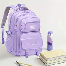 2pcs/Set Girls Casual Backpack With Handbag, 2026 Back To School Backpack, Multi-Functional Large Capacity School Bag, Teen Outdoor Travel Bag - 2-piece Set - View 3