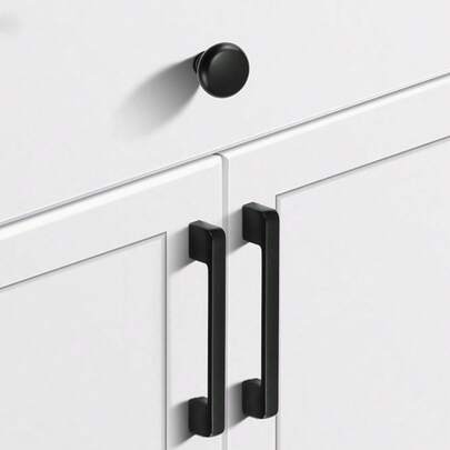 Black Cabinet Handles, Matte Black Door Handles, Furniture Hardware, Wardrobe, Drawer Pulls, Cabinet Pulls, Christmas Holiday Gift