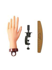 Resin Soft Silicone Fake Hand Model, Bendable Fingers For Nail Art Practice, Bracelet, Watch And Ring Display, Suitable For Showcase, Live Streaming - A - View 13
