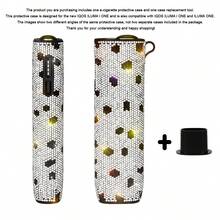 BLBLBL 1 SET (Protective Case + Replacement Tool) Multi-Color Spotted Pattern Luxury 360° Sparkling Rhinestone Handmade Large Hole Lanyard Electronic Cigarette Protective Case Accessory FOR IQOS ILUMA I ONE, Compatible With ILUMA ONE, Better Effect In Lighting Scenarios, Suitable As A Gift For Friends. - Diamond Version - View 9