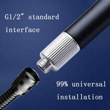 Booster Shower Head Universal Powerful Booster Handheld Shower Filter Shower Head, Bathroom Decoration - Round - View 6