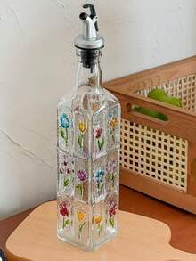 Seasoning Bottle Dispenser Oil Pot Kitchen Home Use Oil Can New Style Oil Bottle Glass Oil Pot Non-Drip Large Capacity Oil Dispenser - Multicolor - View 2