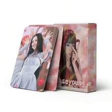 55pcs New TWICE Chaeyoung Solo K-POP Star LOMO Photocards, Can Be Stored In Card Album, Wallet, Backpack, Also Used As Decorative Ornament, Desktop Decoration, Suitable As Gift For Friends, Bookmark, Collectible Card, Valentine's Day Gift, Fan Merchandise, Collection Card, New Set Greeting Card - Multicolor - View 4