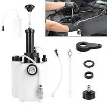 Royalswill 3L Handbrake Fluid Bleeder – A Pressure Bleeder For Automotive Braking Systems, Complete With A Fluid Extractor And A Refill Bottle, Suitable For Car Maintenance - White - View 1