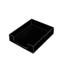 Bandeja de estantería de acrílico, bandeja multifuncional para archivos y caja de almacenamiento de escritorio, para organizar archivos, documentos, revistas, carpetas, cuadernos y artículos de papelería - Adecuado para oficina, hogar. - Multicolor - Ver 8