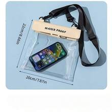 Transparent Waterproof Crossbody Bag, Swimming Beach Phone Waterproof Pouch, Water Park Rafting Storage Bag - Multicolor - View 8