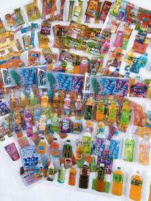 Shiny Laser Japanese Retro Snack Stickers, PET Stickers Suitable For Phone Cases, Diaries, Photo Albums, Decorations - Multicolor - View 5
