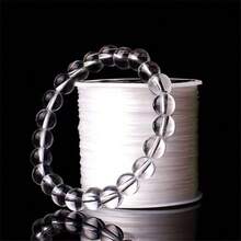 حبل مطاطي شفاف كريستالي لصنع الخرز DIY، صناعة المجوهرات، لوازم الحرف اليدوية - مناسب للأساور والقلائد وخرز الطين ومشاريع خيوط الكريستال - ناعم 1 قطعة/2 قطعة - معيار - مشاهدة 2