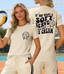 Women T-Shirts - Z2米色 - 查看 3