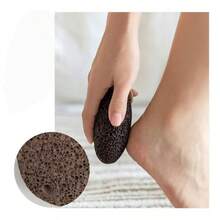 5/3/2/1 Peça Pedra-Pomes Oval para os Pés, Rocha Vulcânica Natural Pura, Esfoliação da Sola e do Calcanhar, Cuidados com os Pés, Remove Pele Morta, Suprimentos de Banho e Esfoliação dos Pés (Natural Pura com Leve Diferença de Cor) - Vários estilos - Visão 2