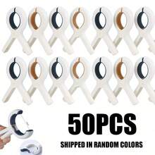 50/20/10/6/2pcs Set Extra Large Heavy Duty Beach Towel Clips, Strong Grip, Suitable For Beach Chairs, Pools, Boats, Beach Loungers; Cruise, Picnic, Travel Outdoor Towel Fixing Clips; Windproof Waterproof Drying Clips, Blue - Multicolor - View 12