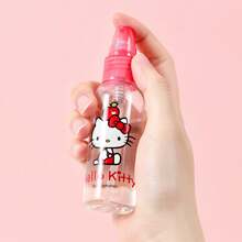 Miniso 5pcs Hello Kitty Travel Cosmetic Dispenser Bottle Set, Leak-Proof Empty Liquid Toiletries Containers, 60ml Portable Dispenser Bottles And Jars, Travel Essential, Suitable For Shampoo, Conditioner, Body Lotion, Shower Gel - Red - View 3