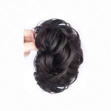 Claw Clip Hair Bun Hair Accessory, Natural Wavy Curly Updo Hair Accessory, Fluffy Fake Hair Bun Women Hair Accessory, Suitable For Daily Wear - Multicolor - View 17
