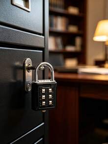 Mini Combination Lock, Portable 3-Digit Resettable Combination Lock, Multi-Function Zinc Alloy Luggage Lock For School, Gym, Classroom, Games, Travel, Backpack, Anti-Theft Lock With Key, Mini Gym Student Dorm Locker Backpack Luggage Drawer Zipper Combination Lock, Outdoor Waterproof Padlock, School Gym Locker, Sports Locker, Fence, Toolbox, Door, Box, Storage Cabinet, Home Essential, Back To School Essential - Multicolor - View 6
