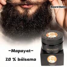 MOPOYAT Bálsamo para barba : ¡Realza el atractivo de tu barba! Cuidado diario de la barba, sin alcohol. Recomendamos convertir el cuidado diario de la barba en un hábito. Este producto de limpieza profunda es un excelente regalo para tu padre, novio o amigo. - Negro - Ver 5