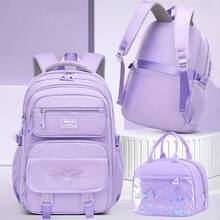 2pcs/Set Girls Casual Backpack With Handbag, 2026 Back To School Backpack, Multi-Functional Large Capacity School Bag, Teen Outdoor Travel Bag - 2-piece Set - View 8