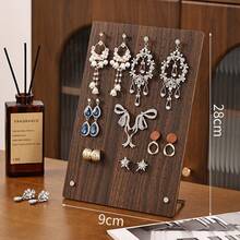 1pc Vintage Multi-Layer Jewelry Storage Rack, Easy Quick Assembly Vertical Jewelry Tower, Dual-Layer Design For Categorized Storage Of Earrings, Bracelets, Necklaces, Supports Wall-Mounting And Desktop Display, Jewelry Display Stand, Market Stall Jewelry Photography Prop, Exquisite Daily Gift, Necklace Pendant Dedicated Storage Display Rack - Storage Rack - View 12