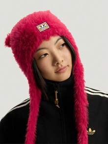Adidas Originals Unisex NEWY BEANIE Cute Ribbon Knitted Hat KH0286 - Pink - View 5