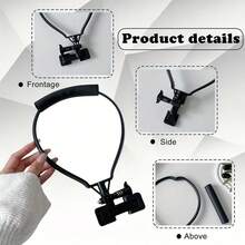 1pc/1set Neck/Chest Phone Mount With Adjustable Strap - Hands-Free Design For Android Smartphones, Stable Video Calls, Gaming And Vlogging, One-Click Installation - Suitable For Content Creators And Daily Use, Durable Material, Phone Accessory, Easy Viewing, Fashion Accessory, Secure Grip, Outdoor Enthusiasts - A - View 5