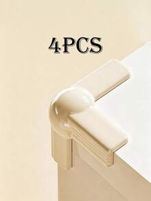 4pcs Transparent Corner Protectors - Thickened Design For Sharp Corners - Pet Safety Bumper, Anti-Slip Furniture Edge Guard For Tables, Chairs, Beds - Prevent Bumps - Multicolor - View 8