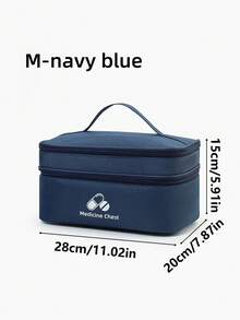 1pc Red Portable Double-Layer First Aid Kit, Epidemic Prevention And Health Kit, Home Life Rescue Kit, Outdoor Emergency Epidemic Prevention And Storage Bag The Actual Product Does Not Contain Any , It Only Sells Storage Bags - As Picture - View 24