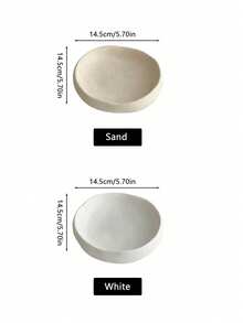 Spotted Jewelry Tray, Minimalist Jewelry Dish, Suitable For Rings, Earrings, Necklaces And Lipsticks, Round Storage Bowl, Suitable For Vanity, Dresser, Bedside Table, Bathroom Countertop, Entryway Table, Modern Cream Color Home Decor Gift - View 9