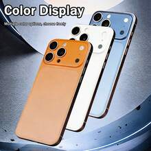 1pc Blue Back Film Compatible With IP16 Pro Max/15Pro/14pro Ultra Thin Instant Change To 17Pro/17 Pro Max Matte PC Back Film - Blue - View 4
