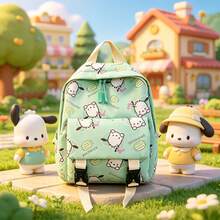 1PC [Fashion Backpack]Back To School Season New Sanrio Series Hello Kitty Backpack, Fashionable Pocket Cat Campus Universal Backpack For Travel And Outings, Fashionable Multi-Functional Printed Design Backpack - A - View 3