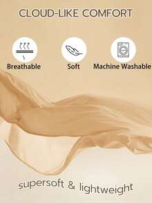 1pc Solid Color 25cm Deep Pocket Fitted Sheet, Soft & Breathable Mattress Protector, Suitable For All Bed Sizes, Dorm & Home Bedding Decor - Beige - View 8