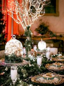 1pc Starry Sky LED Copper Decorative Light String, White Fairy Light, Battery Powered, Wedding, Birthday, Party, Festival Hanging Window Decorative Light, Outdoor Garden, Trees, Courtyard Atmosphere Decoration, Indoor Room Wall Decoration - White Light - View 9