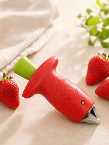 3/2/1pc Strawberry Huller Tool, Multi-Functional Stainless Steel Strawberry Huller, Pineapple Corer And Fruit/Vegetable Stem Remover, Christmas And Halloween Essential - Multicolor - View 3