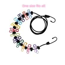 Retractable Portable Clothesline Set, Includes 12 Clips, Suitable For Indoor Laundry Drying And Outdoor Camping, Clothesline Accessories - Multicolor - View 9