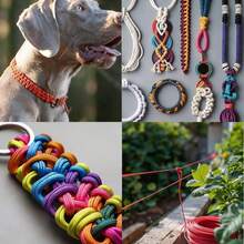 3pcs 4mm X 10m 9-Strand 620lbs Paracord | Heavy Duty Nylon Braided Rope For Camping, DIY Bracelet, Dog Leash & Keychain - Multicolor - View 7