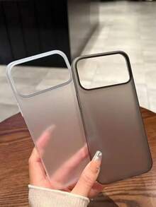 [2 cái] 1 đen & 1 trong suốt ốp lưng điện thoại siêu mỏng mềm mờ tương thích với iPhone 17 Pro Max/17 Pro/17/16 Pro Max/16/16 Pro/16 Plus/15/15 Pro Max/15 Pro/15 Plus/11/12/13/14 Pro Max/12 Pro/12 Pro Max/13 Pro/13 Pro Max/14 Pro/14 Pro Max/14 Plus - [Một màu đen, một màu trong suốt] Hộp đựng siêu mỏng - Xem 3