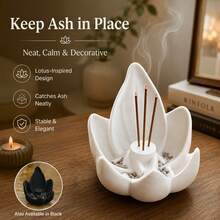 The Creative Lotus-Shaped Aroma Diffuser Is A Home Fragrance Decoration That Helps Regulate Emotions, Purify The Air, And Aid In Sleep, Meditation, And Relaxation. It's An Essential Fragrance Tool For Yoga And Meditation Enthusiasts. - one-size - View 2